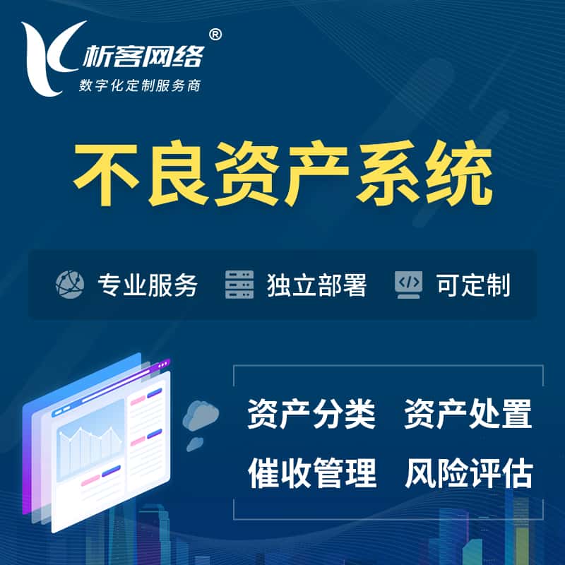 黑河不良资产管理系统